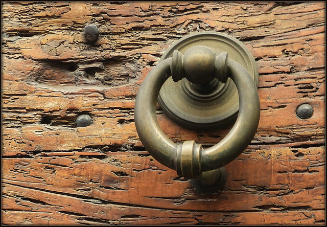 A door knocker in Rome - Judy Jewell