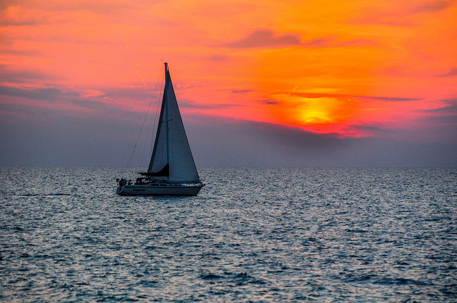 Sails in the Sunset - Jacqui Krech